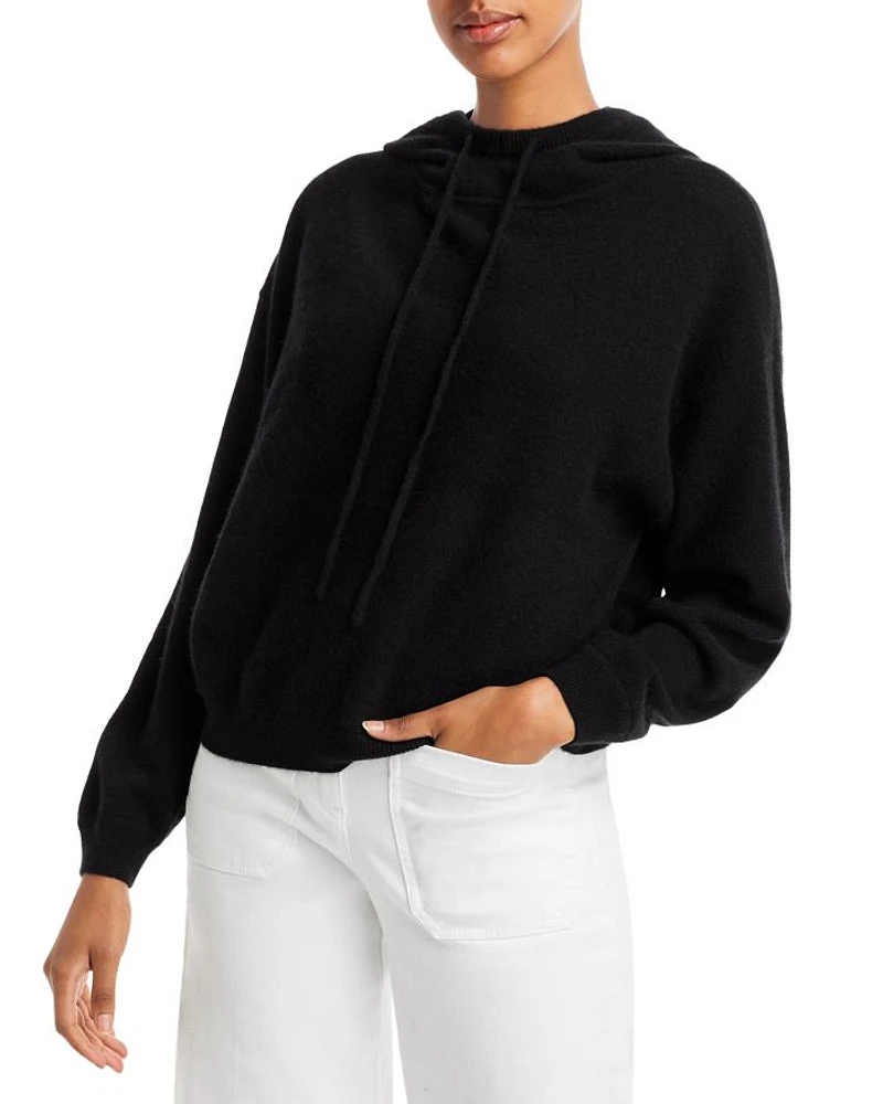 Drop Shoulder Cashmere Hoodie - Exclusive