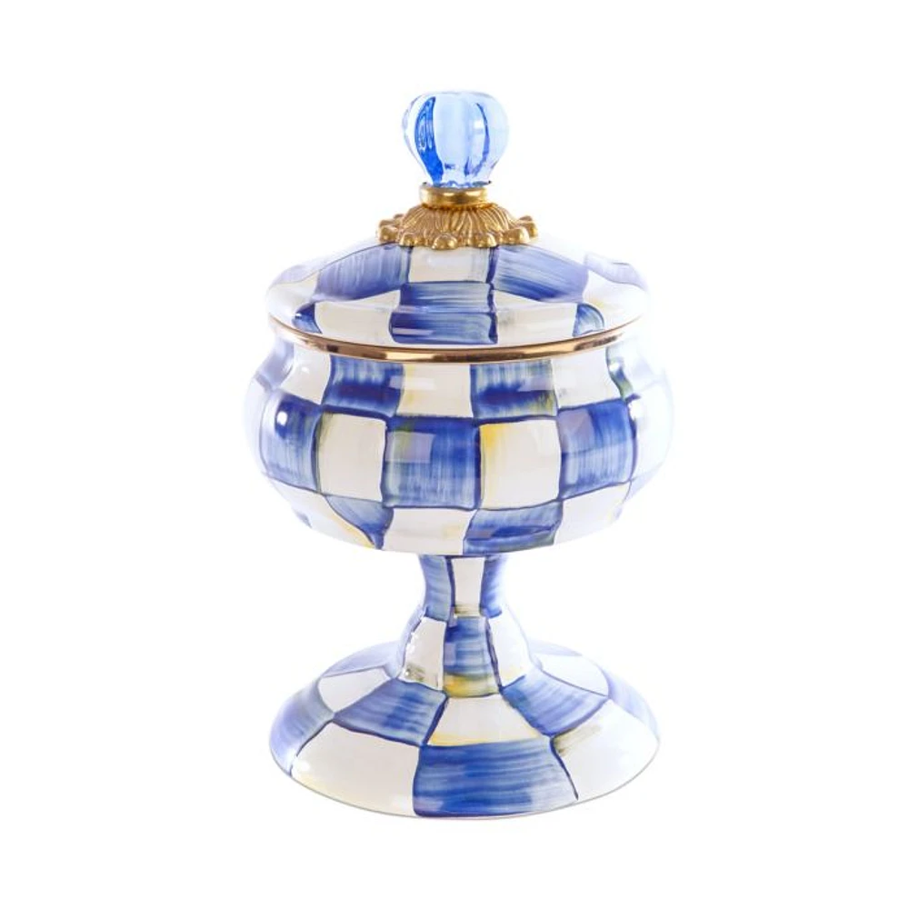 Royal Check Enamel Curiosity Pot