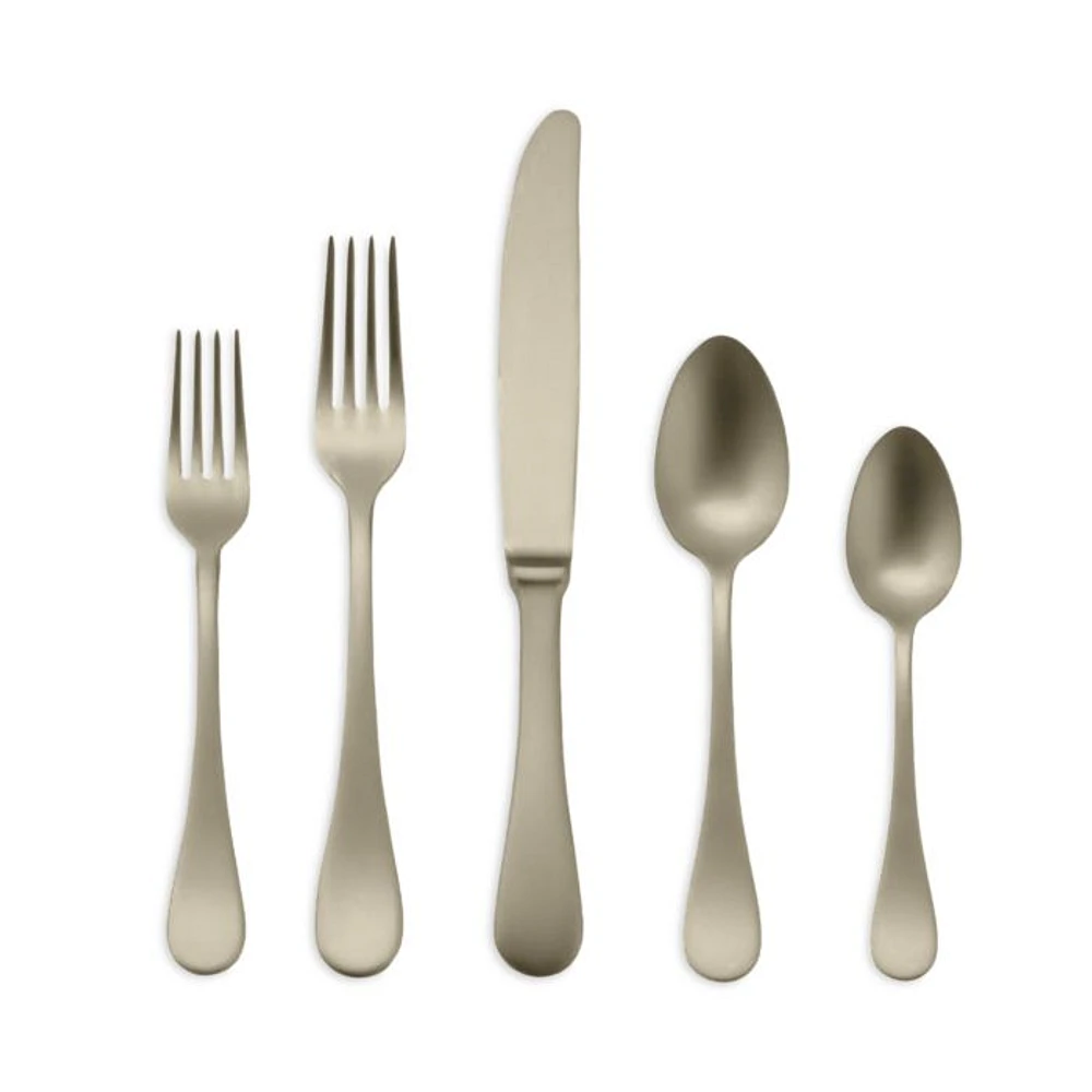 Brescia Ice Champagne 5 Piece Place Setting