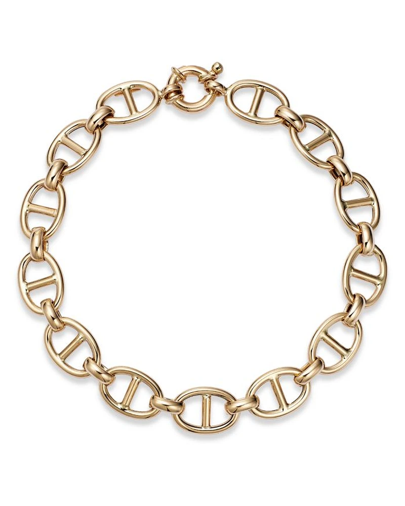 14K Yellow Gold Mariner Link Bracelet