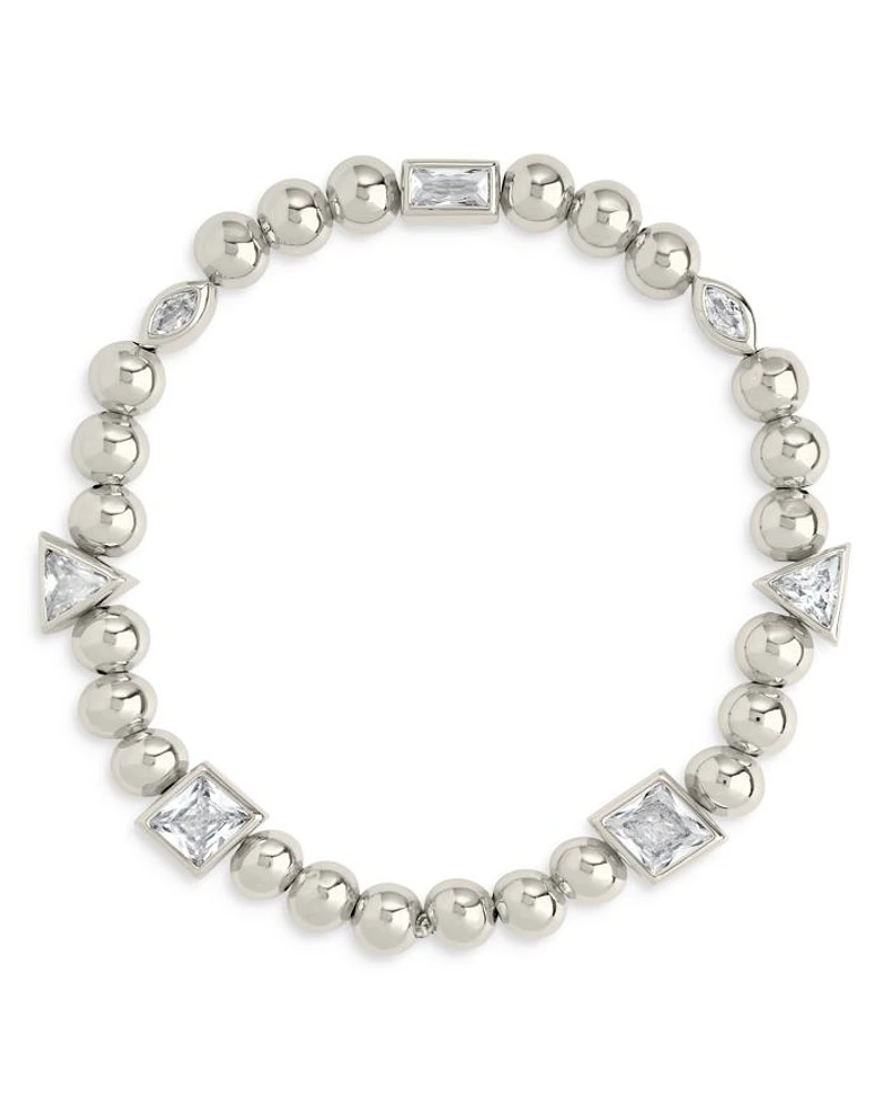 Amaris Charm Beaded Stretch Bracelet