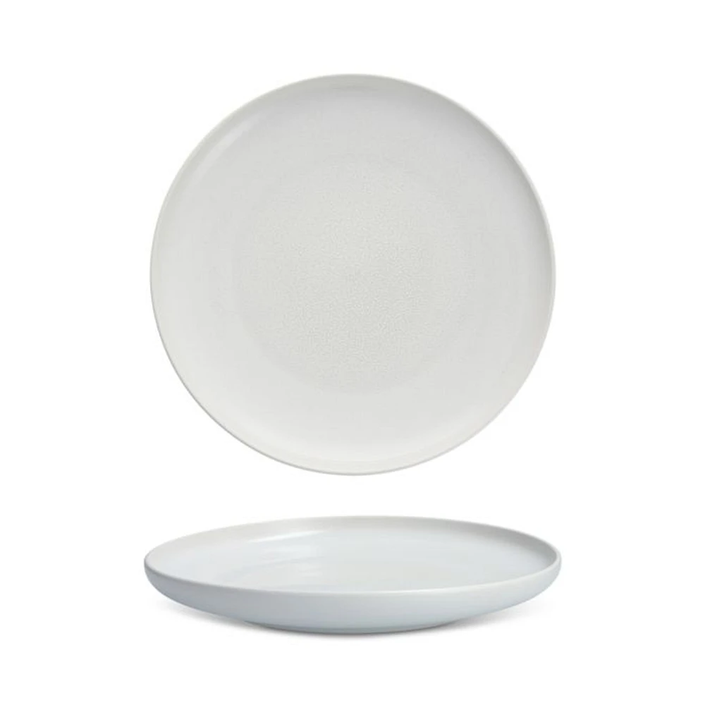 Cloud Terre® 10.75" Coupe Dinner Plate, White, Set of 4