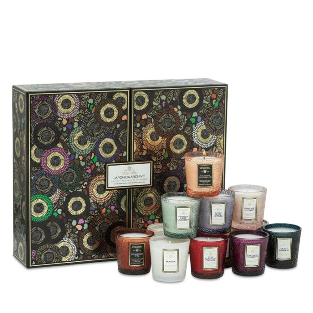 Japonica Archive 12 Piece Candle Gift Set