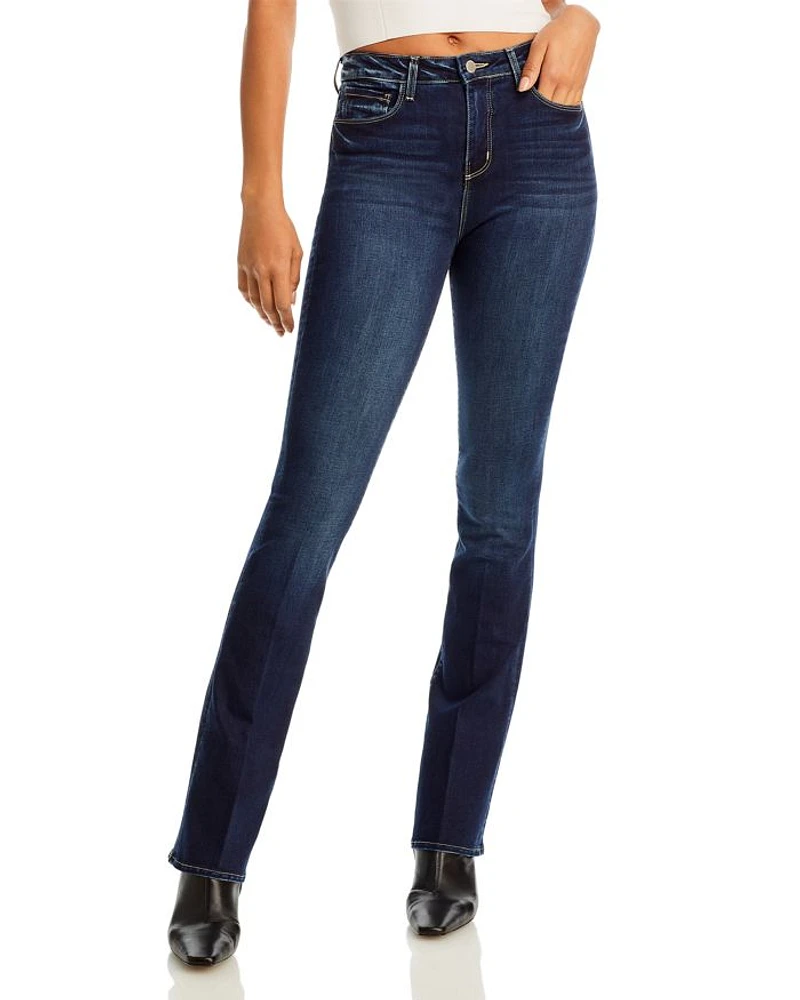 Selma Sleek High Rise Baby Bootcut Jeans Columbia