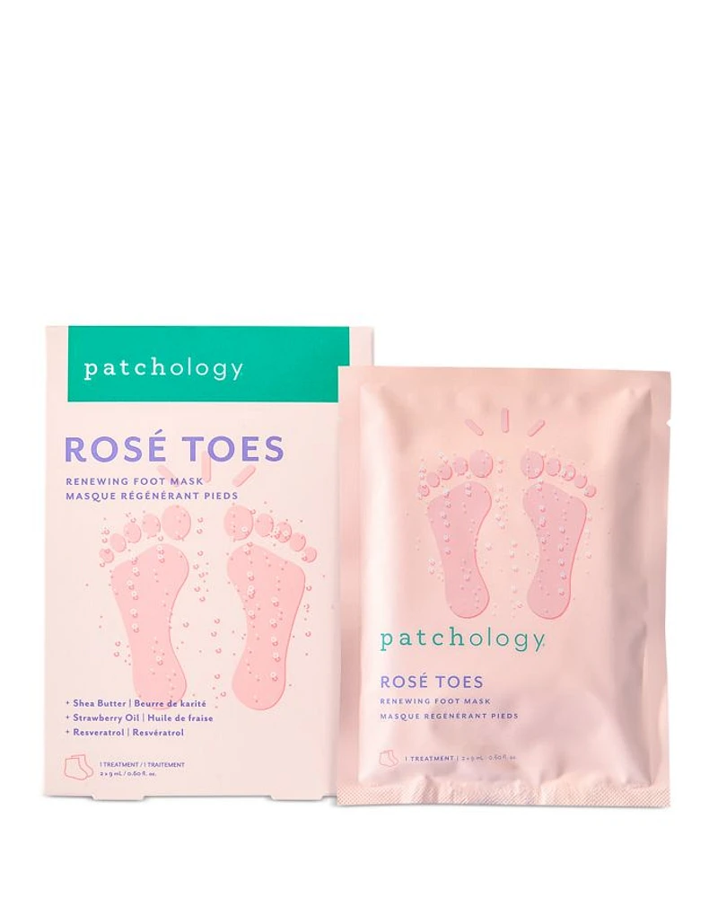Rosé Toes Renewing Foot Mask