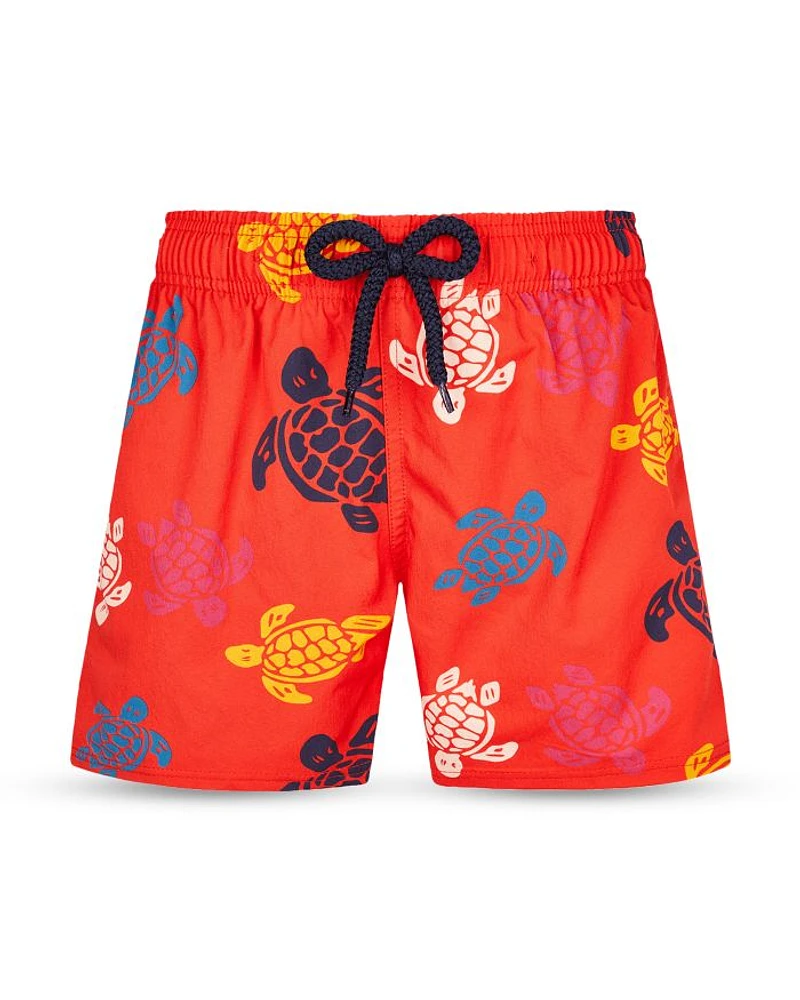 Turtle Print Swim Trunks - Little Kid, Big Kid