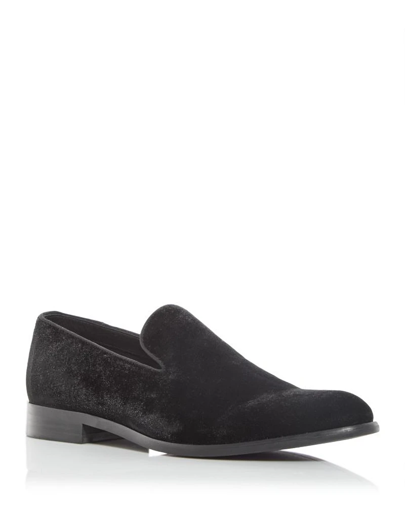 Men's Velvet Slip On Formal Loafers - Exclusive