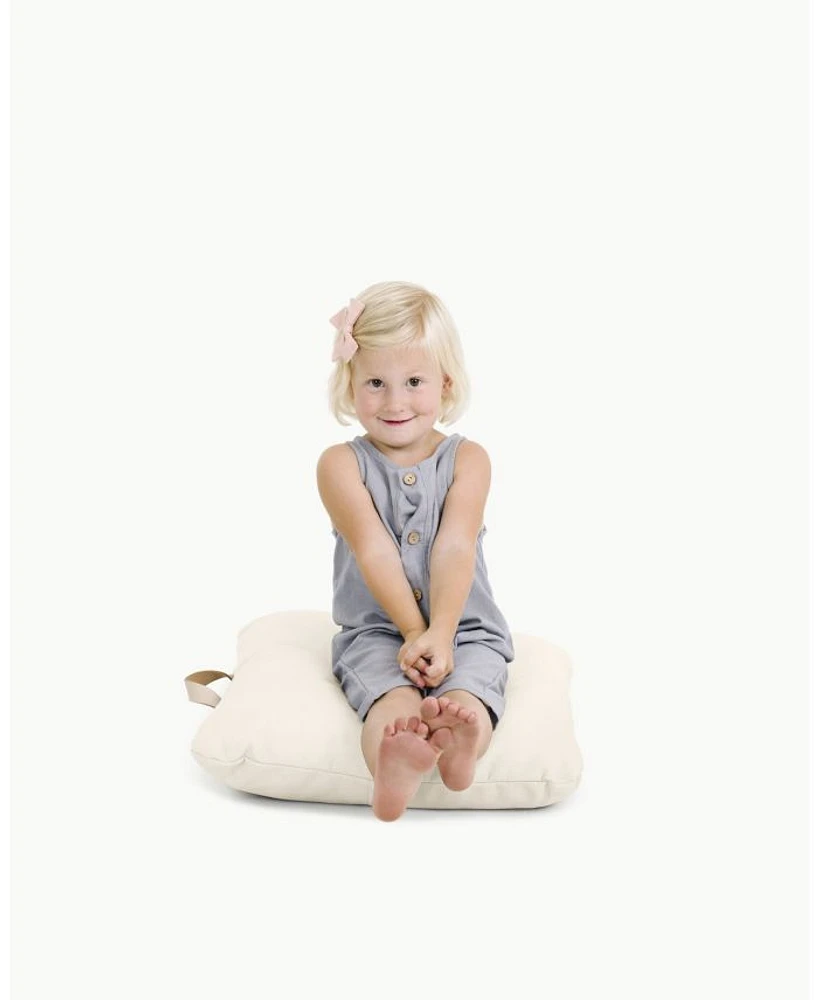 Ivory Square Mini Floor Cushion