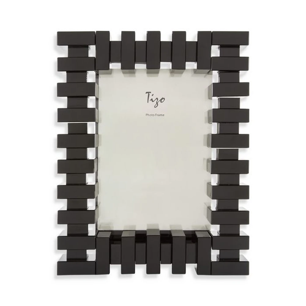 Black Crystal Glass Frame