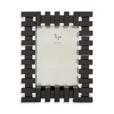 Black Crystal Glass Frame