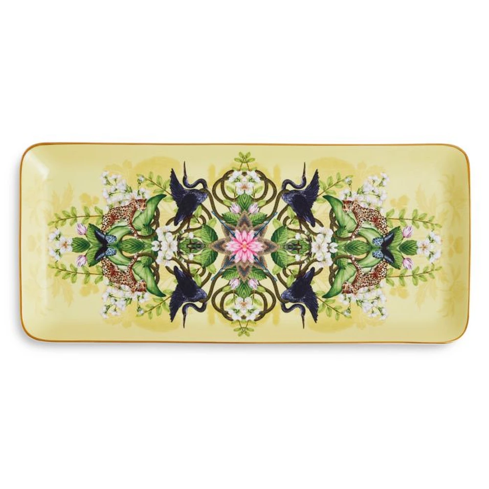 Wonderlust Waterlily Rectangular Sandwich Tray
