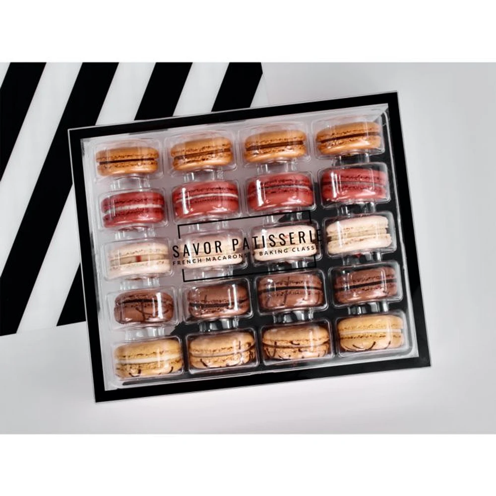 Best Sellers French Macarons Gift Box, 20 Piece