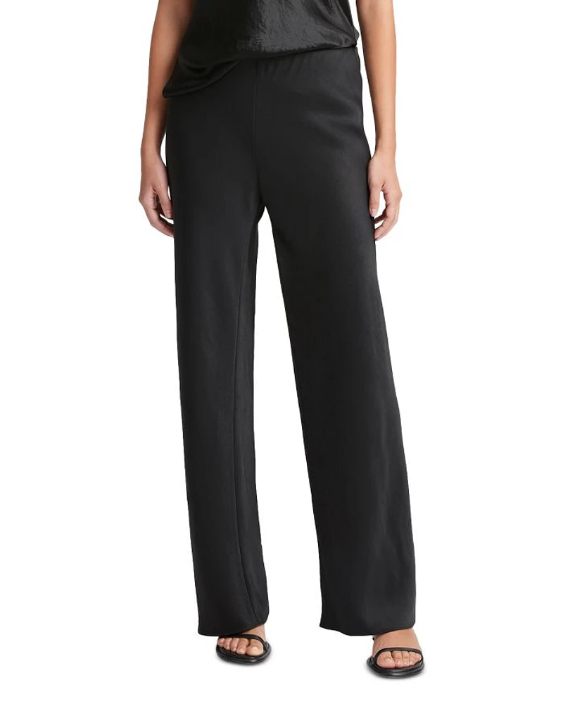 Fluid Satin Bias Pant