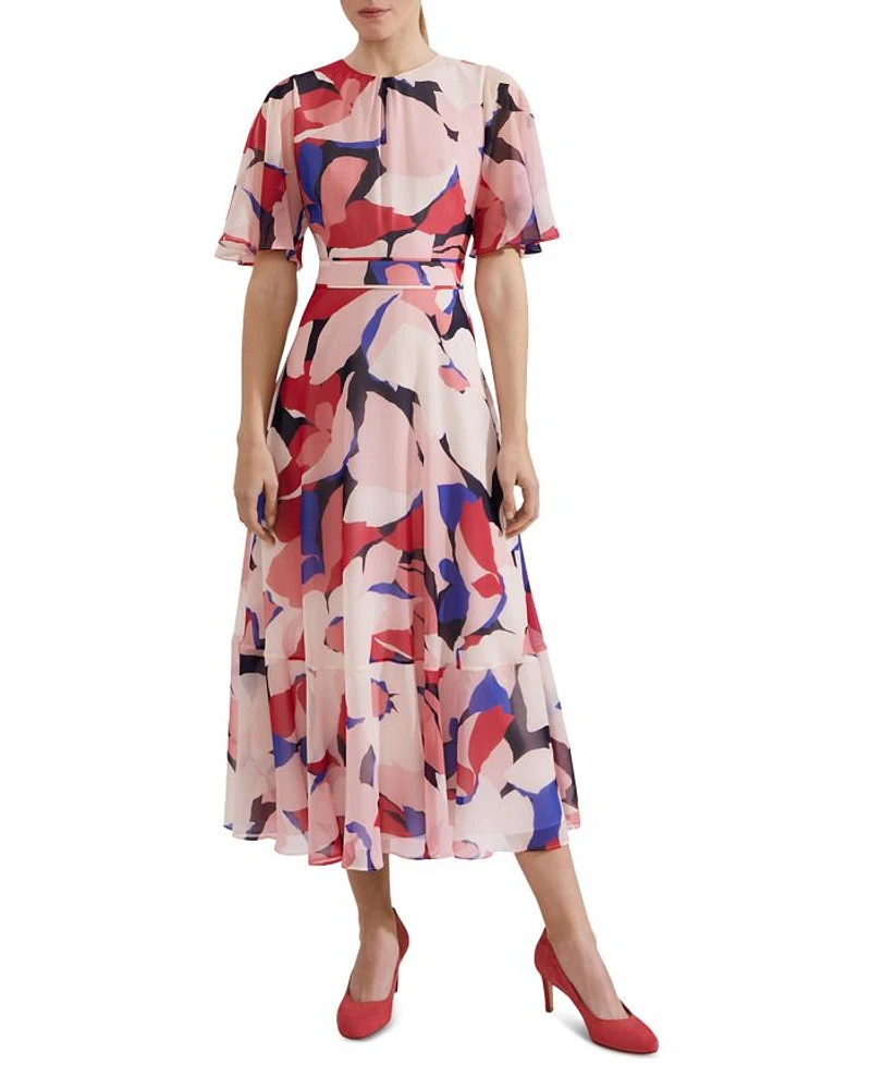 Freya Printed Silk Dress