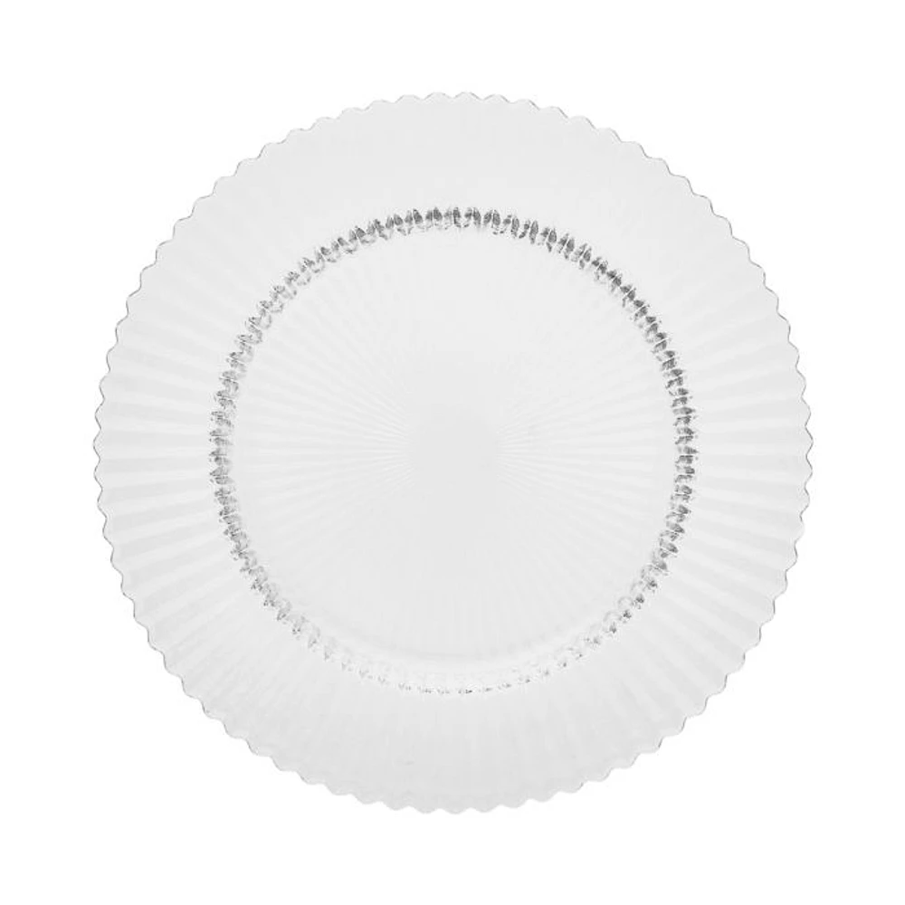 Archie Clear Dinner Plate, Set of 4
