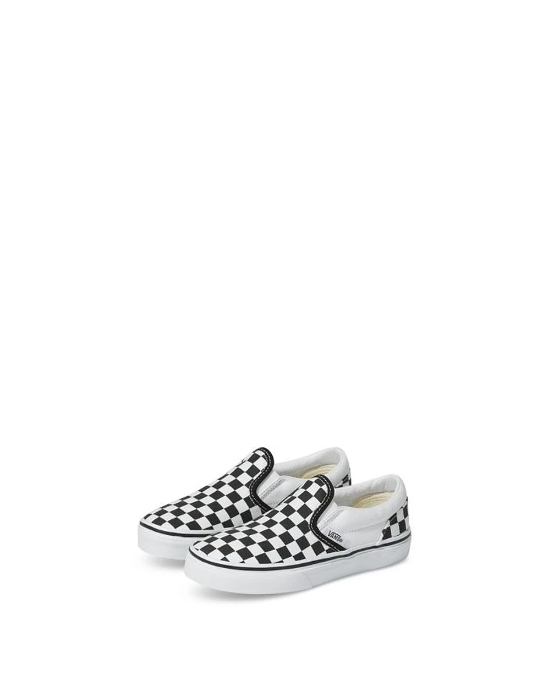 Unisex Checkerboard Slip On Sneakers - Walker, Toddler