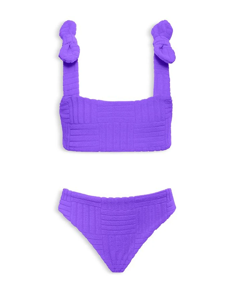 Girls' Little Stella Terry Two Piece Swimsuit - Kid, Big Kid