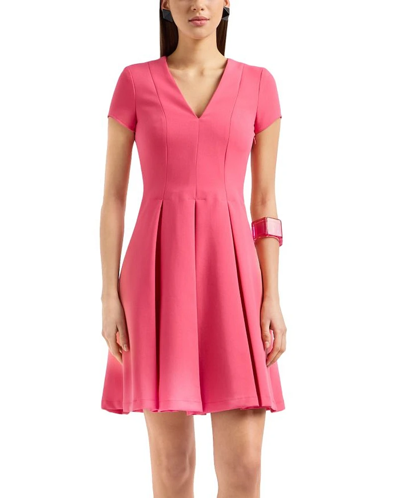 Techno Cady Short Sleeve Dress