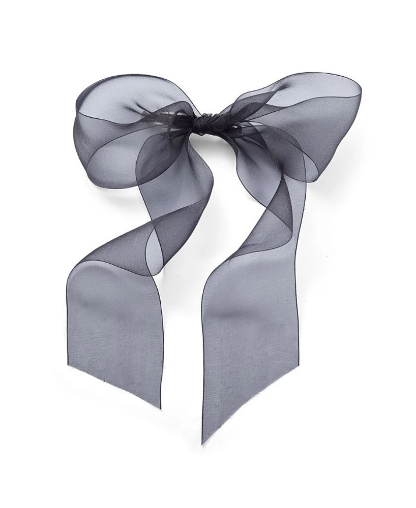 Amy Silk Organza Bow Barrette