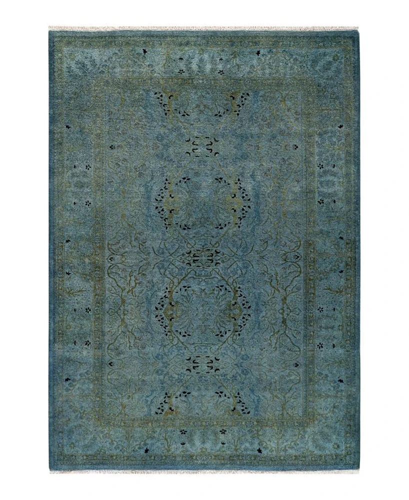 Bloomingdale's Fine Vibrance M1589 Round Area Rug, 4'3" x 6'