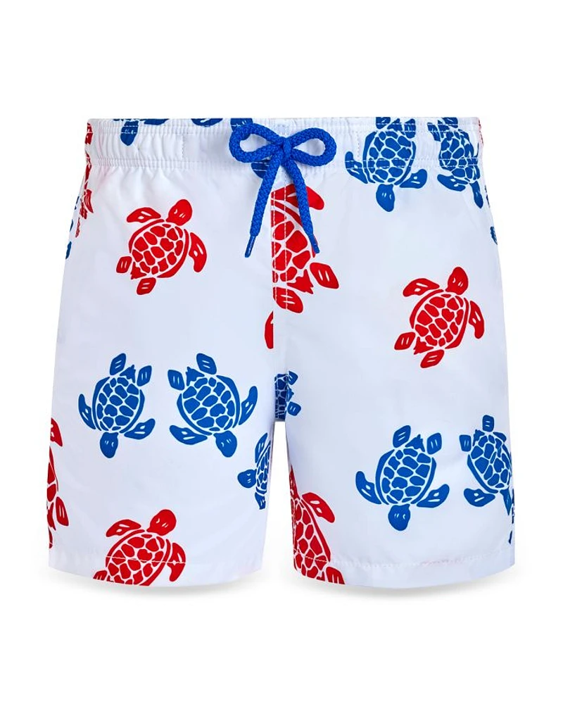 Boys' Jim Multi Color Turtle Swim Trunks - Little Kid, Big Kid