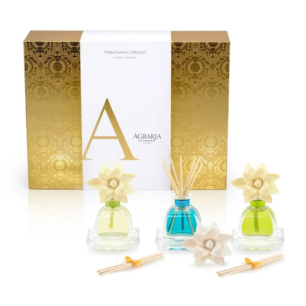 Citrus & Floral PetiteEssence 3 Piece Diffuser Collection