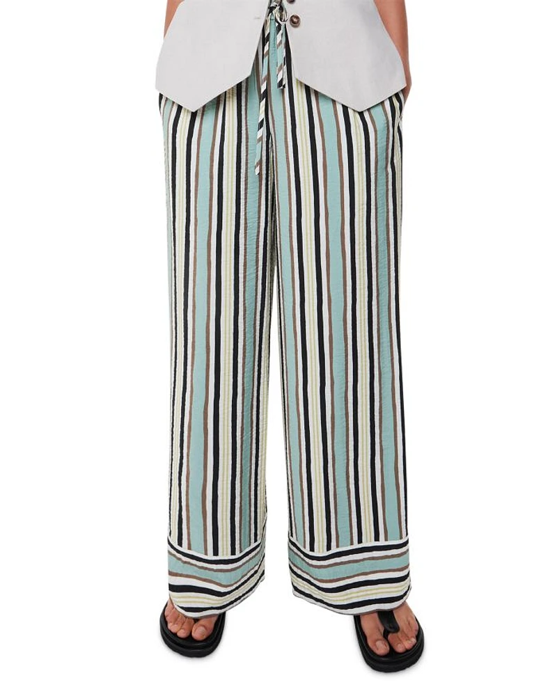 Nicola Striped Wide Leg Pants