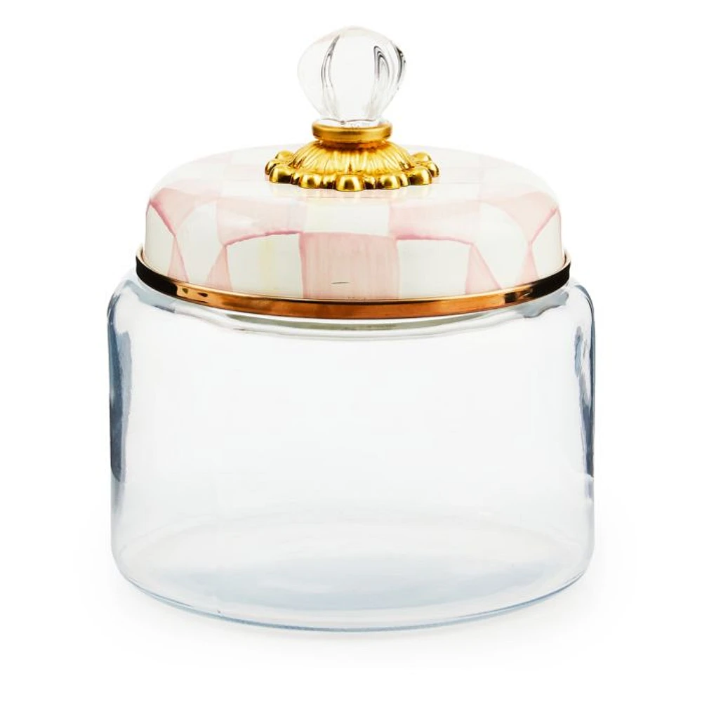 Rosy Check Small Kitchen Canister