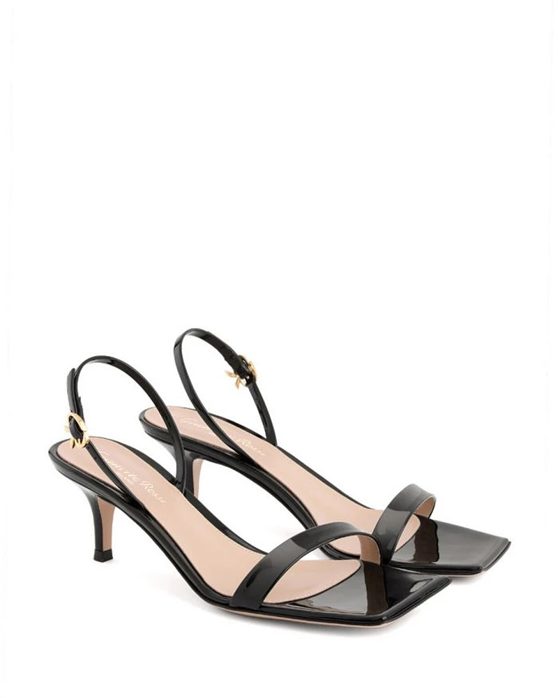 Women's Ribbon Kitten Sandals
