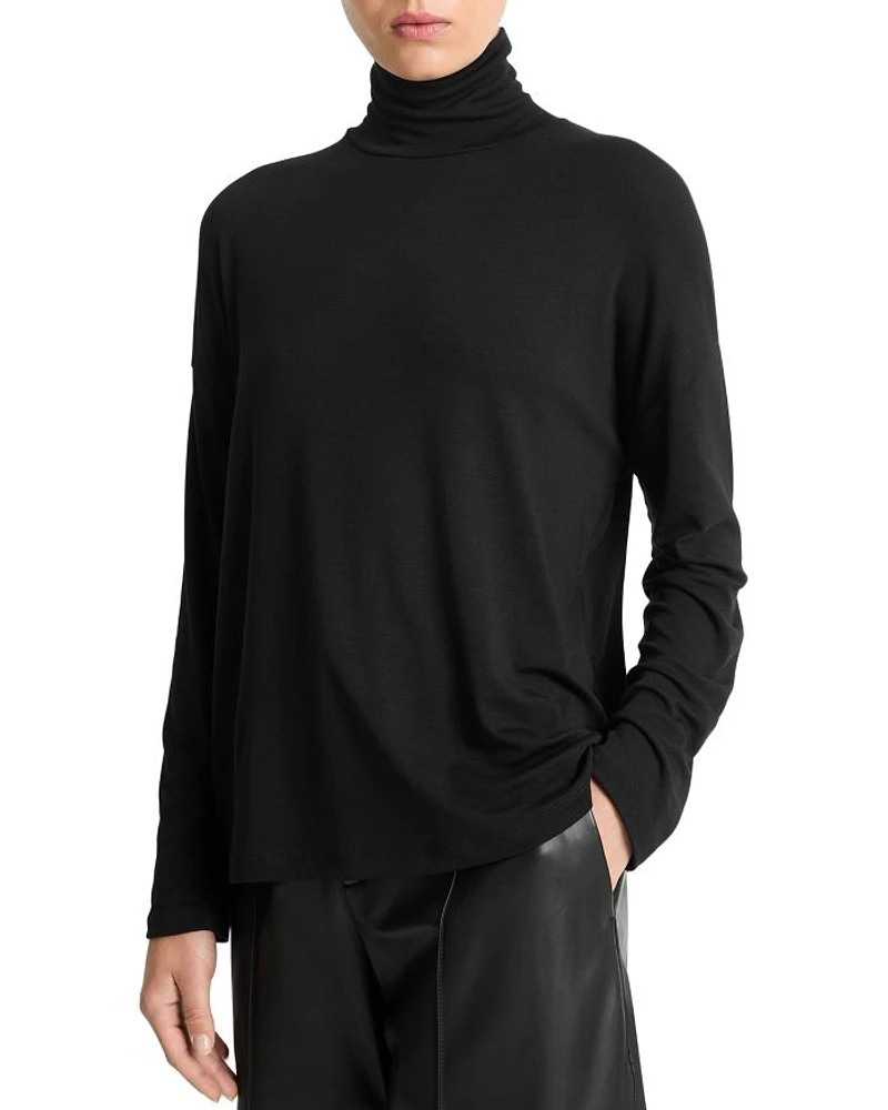 Relaxed Long Sleeve Turtleneck