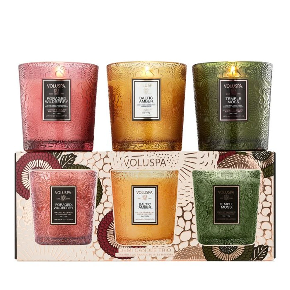 Restoration Demi Trio 5 oz. Candle Gift Box, Set of 3