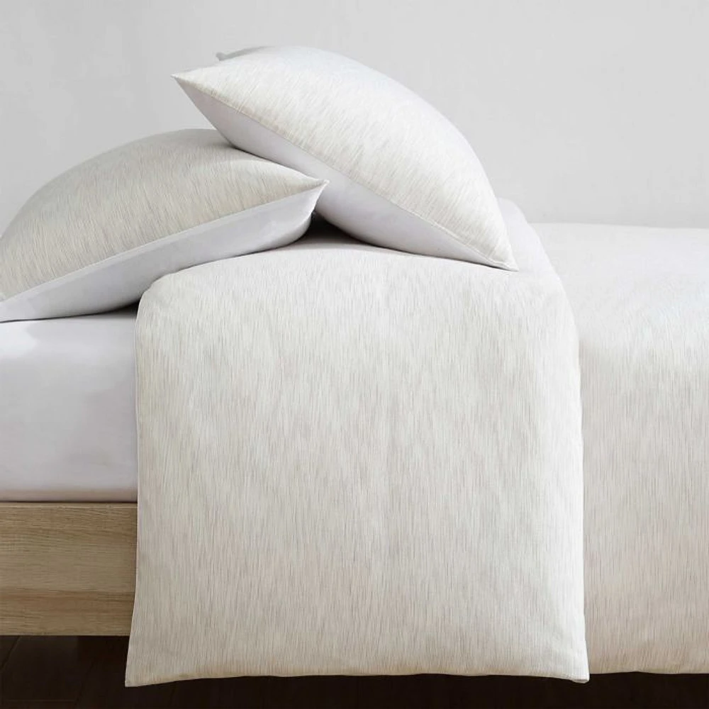 Modern Ikat Yarn Dyed Cotton 3 Piece Comforter Set