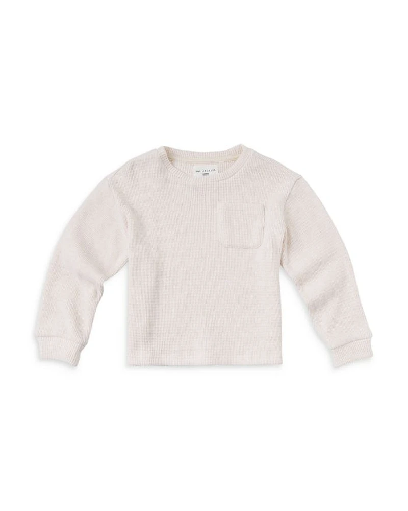 Boys' Newport Thermal Waffle Knit Pocket Tee - Little Kid, Big Kid