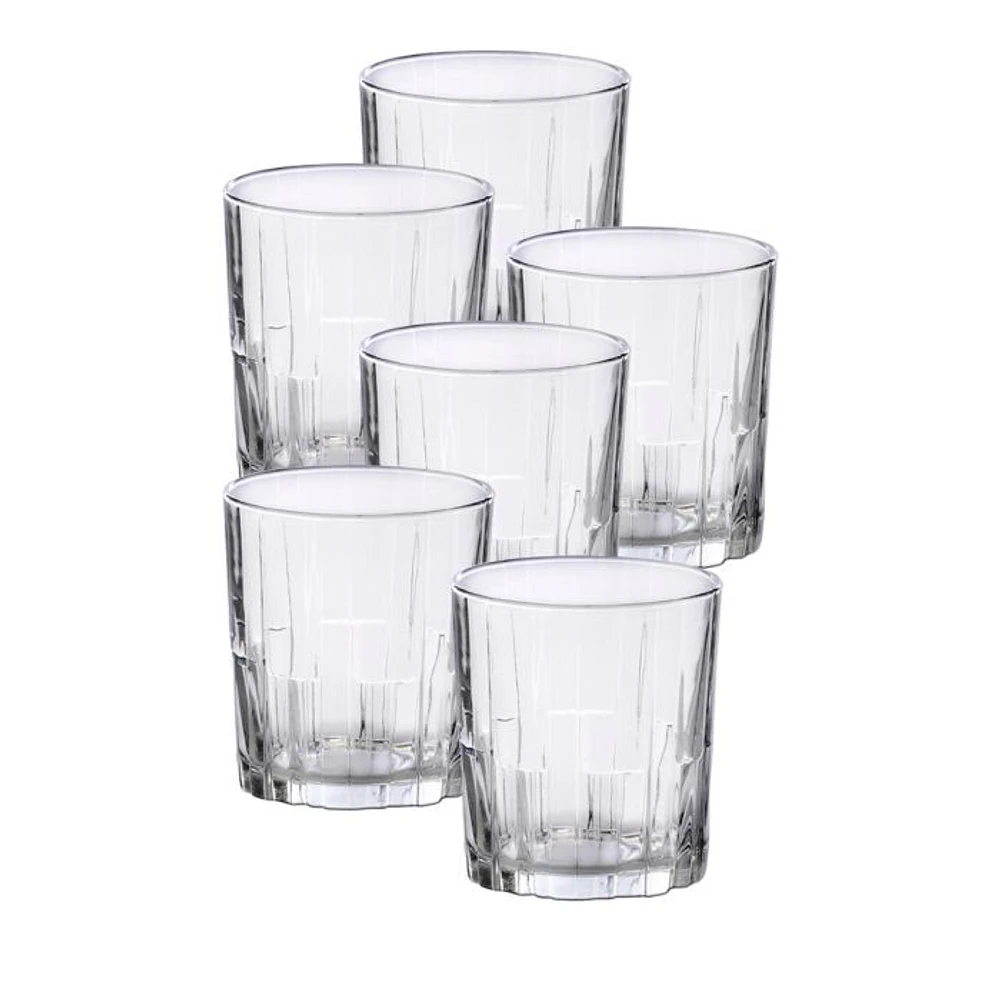 Jazz 7 oz. Clear Tumbler, Set of 6