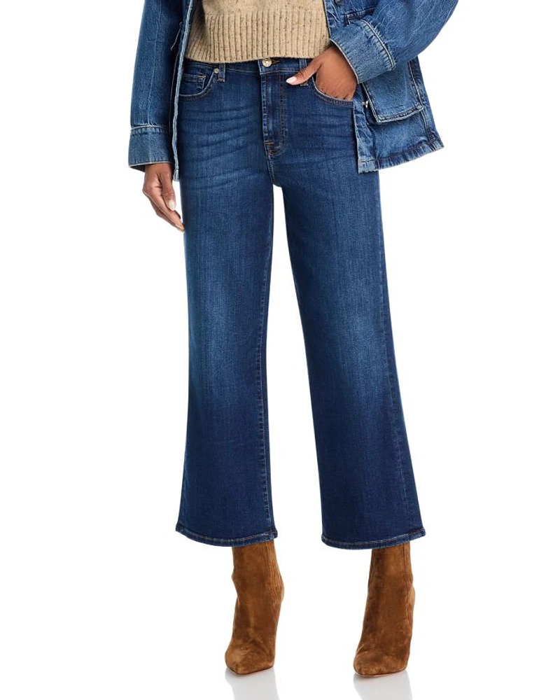 Alexa High Rise Cropped Jeans Wave