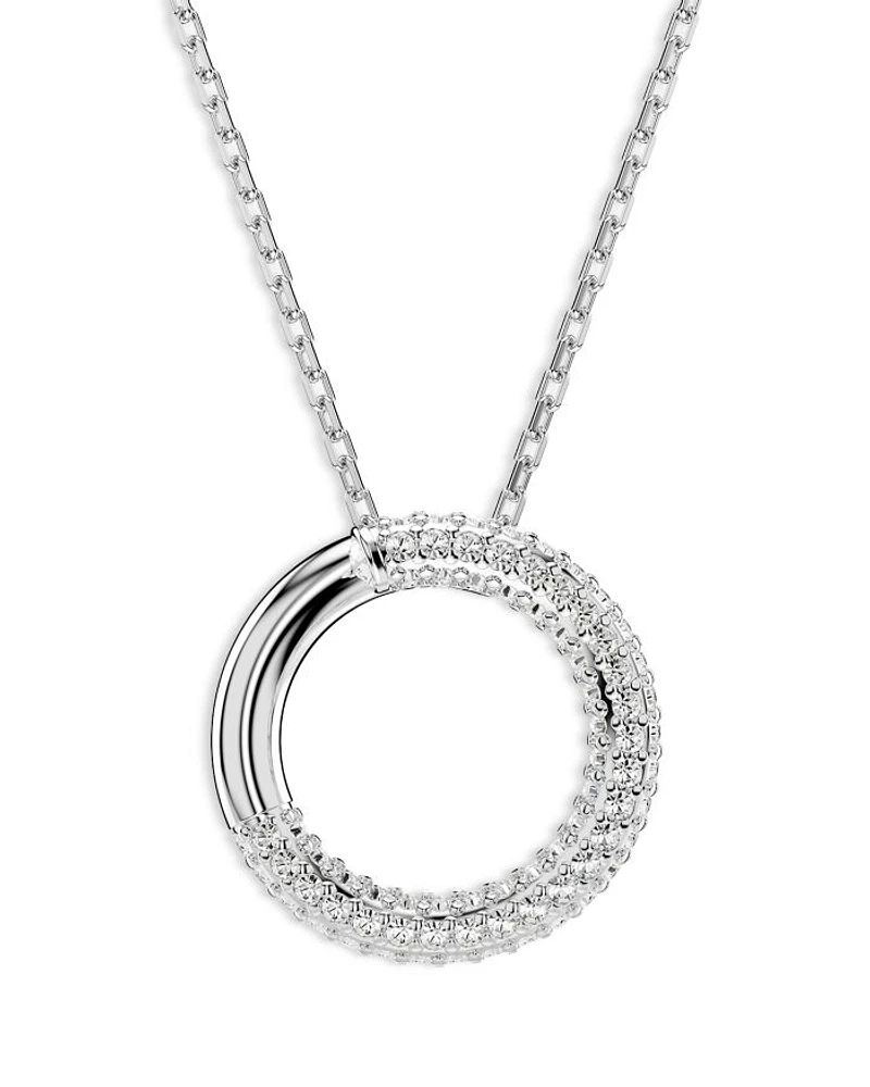 Dextera Pavé Pendant Necklace, 19.75"
