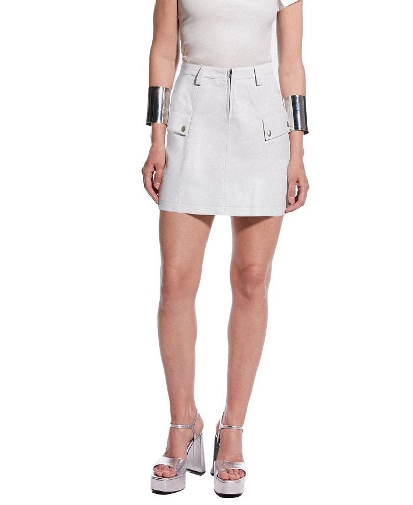 Jameson Recycled Leather Skirt