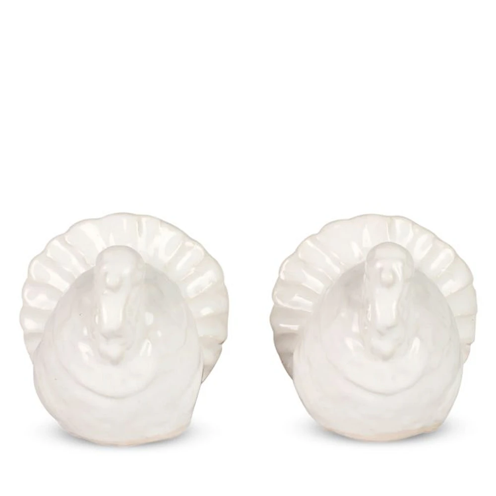 Pietra Tacchino Figural Salt and Pepper Shakers