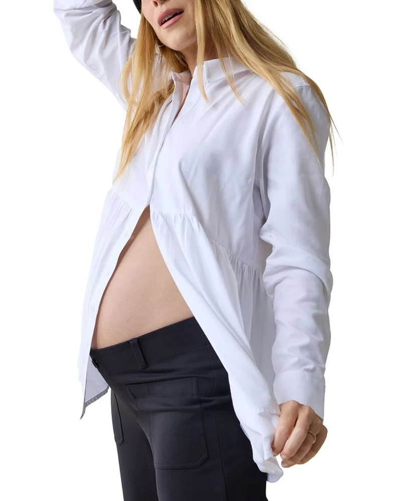 Maternity Peplum Shirt