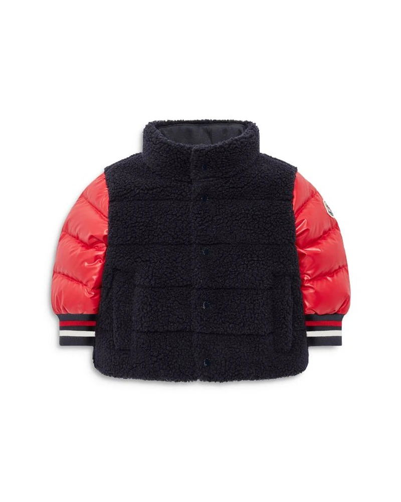 Boys' Tyler Mixed Media Bomber Jacket - Baby, Little Kid