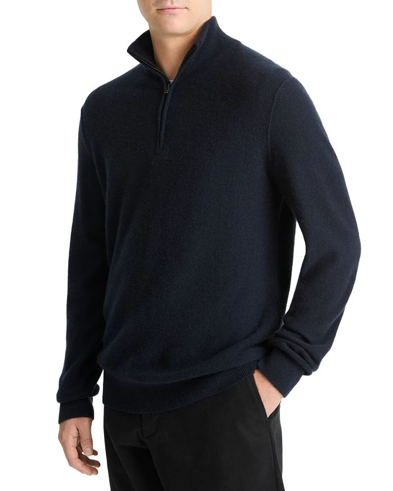 Thermal Quarter Zip Polo Sweater
