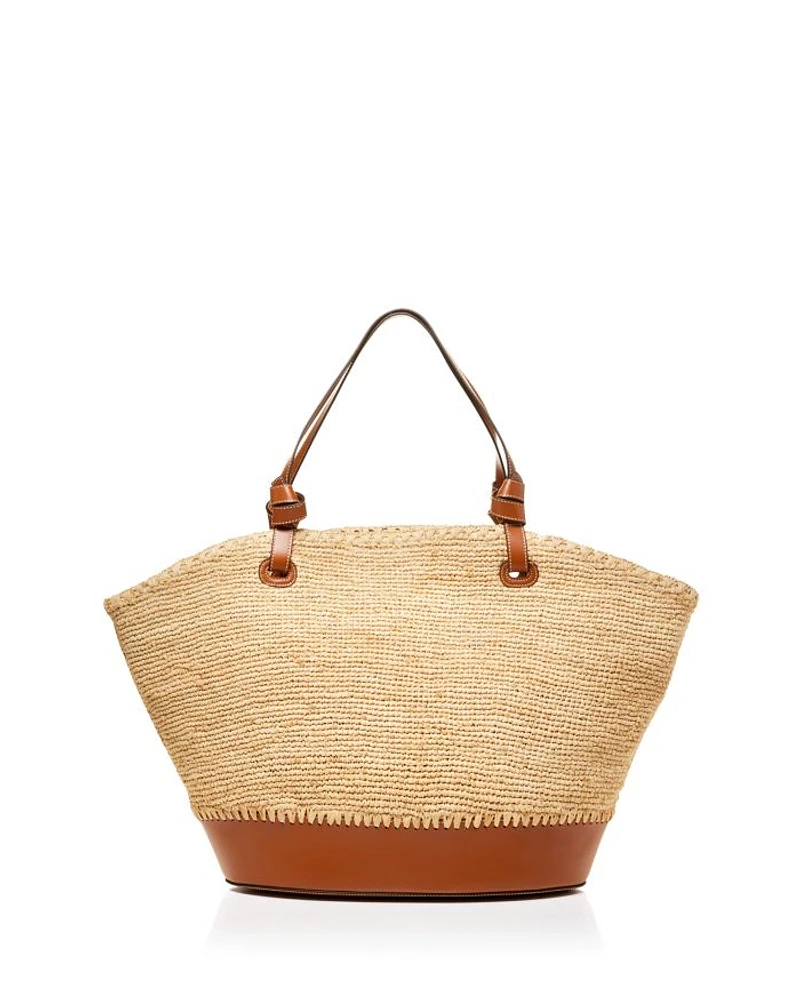 Squillo Large Raffia Tote