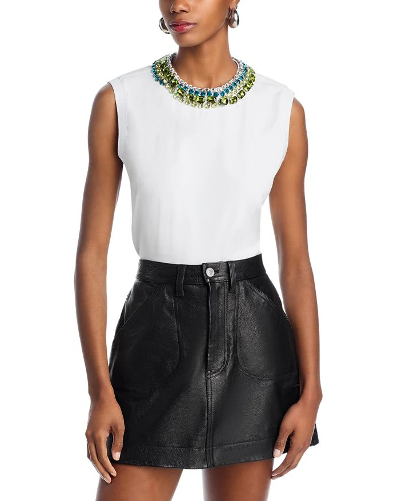 Blaine Embellished Muscle Tee