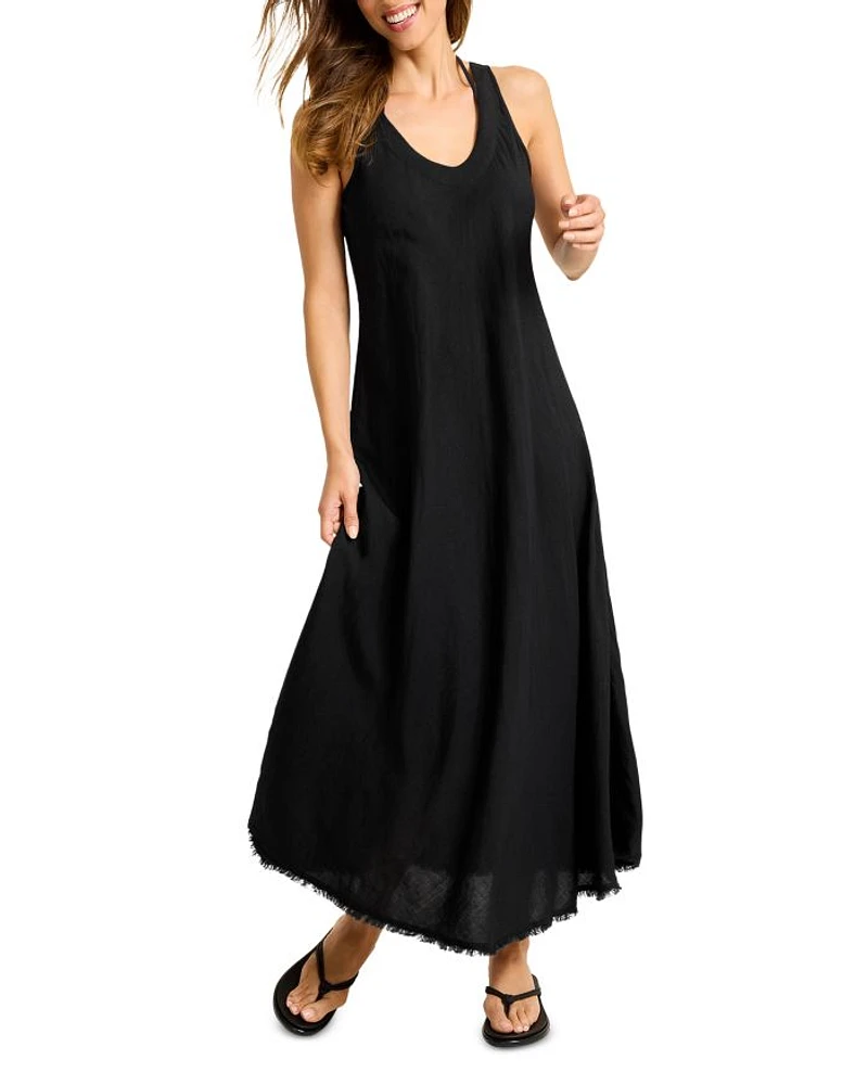 St Lucia Bias Cut Maxi Dress Swim Cover-Up