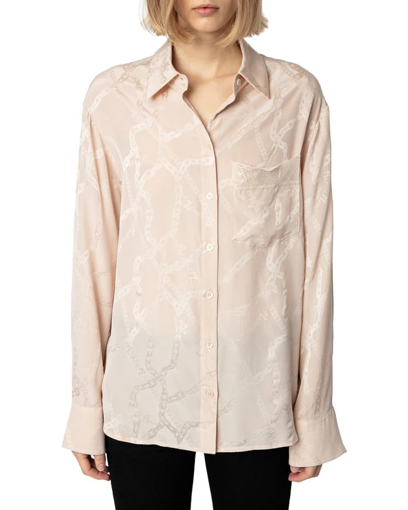 Morning Jac Chaines Sweet Button Up Shirt