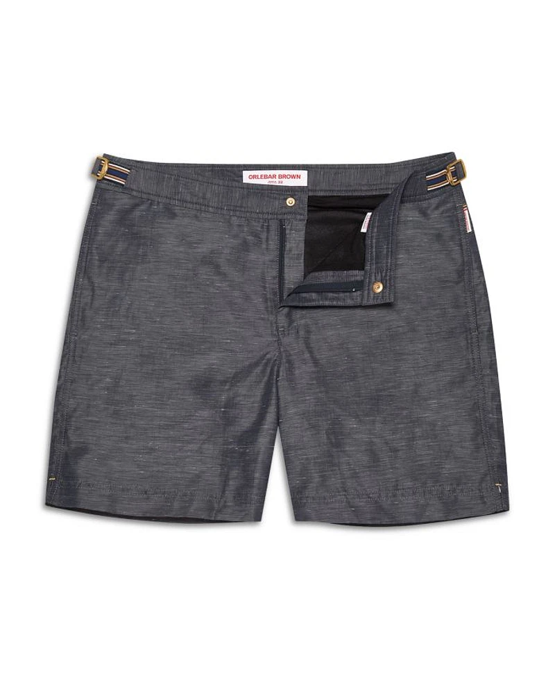 Bulldog Linen Tape 6" Swim Trunks