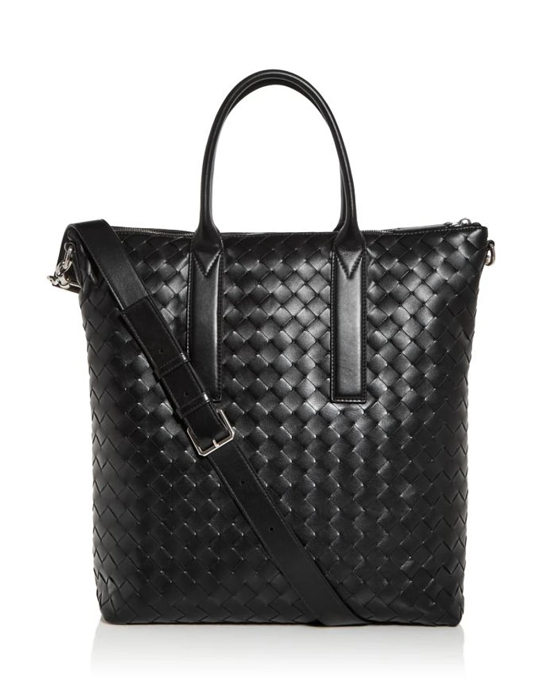 Intrecciato Leather Tote