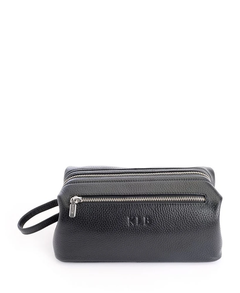 Classic Leather Toiletry Bag