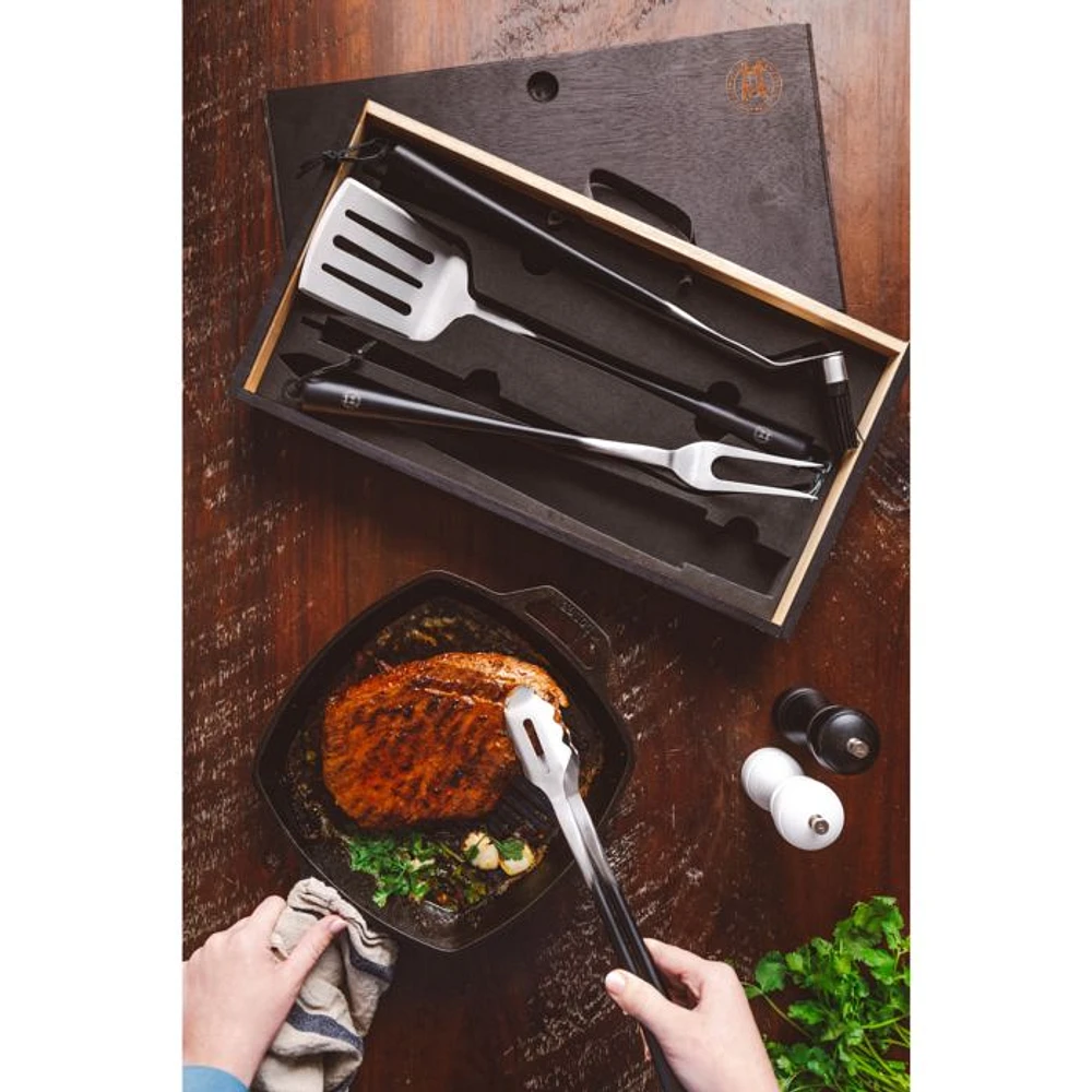 Brothers® BBQ Carbon 6 4-Pc. Grill Set