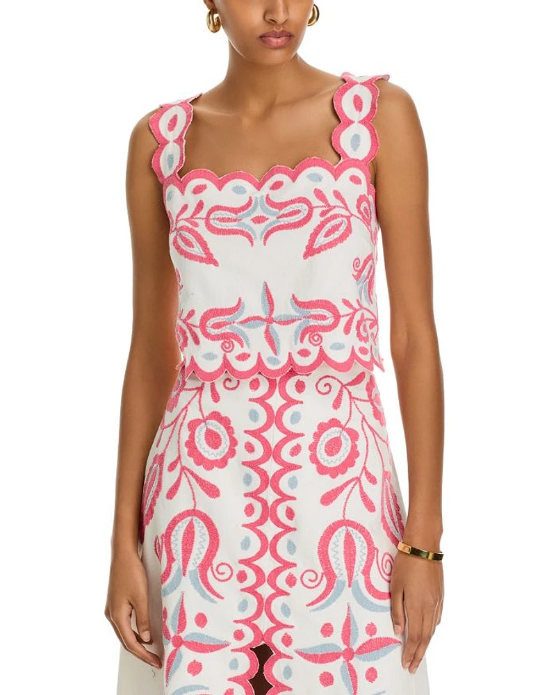 Eevi Embroidered Top
